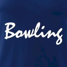 Bowling nápis psací