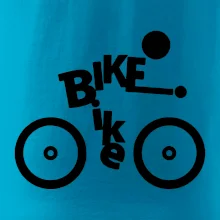 Bike nápis postava