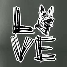 Německý ovčák love