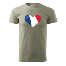 Francouzská vlajka srdce