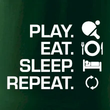 Stolní tenis - eat sleep