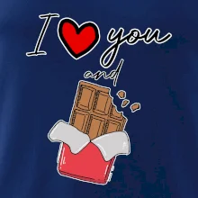 I love you and chocolate