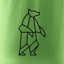 Geometrie lední medvěd stojící