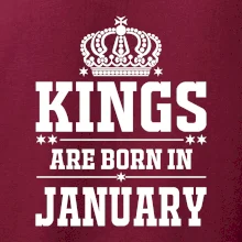 Kings are born in January