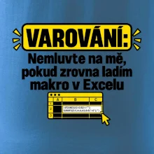Varování nerušit při makru v excelu
