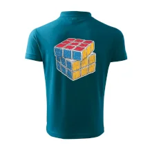 Rubikova kostka kreslená