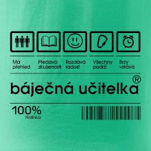 Čárový kód  - Báječná učitelka