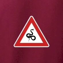 Dopravní značka - Pozor had