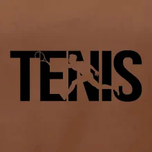 Tenis nápis silueta