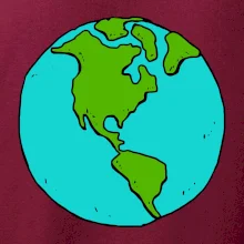 Planeta na prsu - Amerika