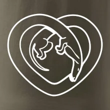 Jezevčík srdce - obrys