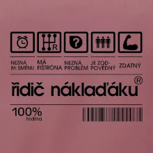 Čárový kód řidič náklaďáku