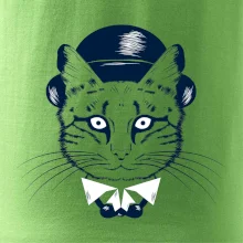 Kočka hipster s kloboukem