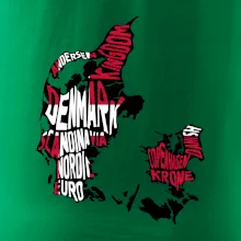 Mapy - názvy měst - Dánsko