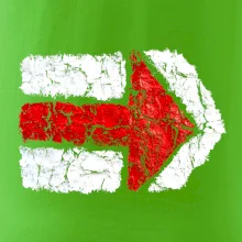 Párová turistická značka  červená