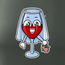 Červené víno pro nevěstu