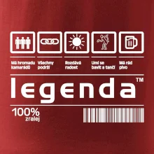 Čárový kód - Legenda