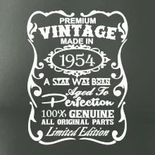 Vintage Etiketa - 1954