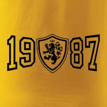 Narozeninový motiv - znak - 1987 Narozeninový motiv - znak - 1987