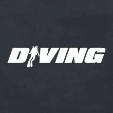 Diving nápis potápěč