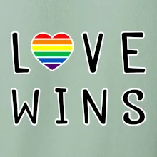 Love wins nápis