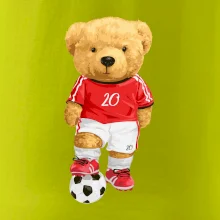 Fotbalista medvídek číslo