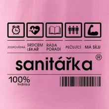 Čárový kód sanitářka