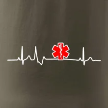 EKG rescue červená hvězda