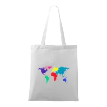 Světové kontinenty bez názvů - barevné