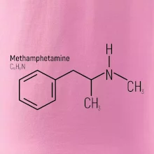 Molekulární struktura Metamfetamin