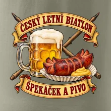 Český letní biatlon špekáček a pivo