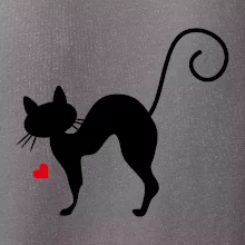 Zamilovaná kočka prohnutá