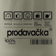 Čárový kód - Prodavačka