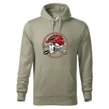 Lebka biker opravář