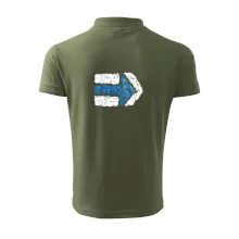 Párová turistická značka modrá