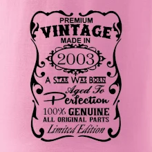 Vintage Etiketa - 2003