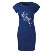 Lezecká stěna jedním tahem