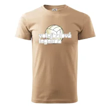 Volejbalová legenda - bílé písmo