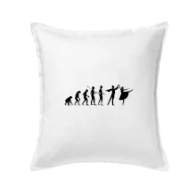 Evoluce tanec - muž a žena se sukní