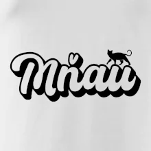 Mňau nápis
