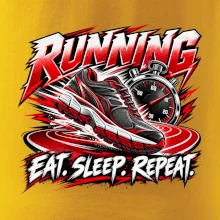 Běžecká bota se stopkami eat sleep repeat