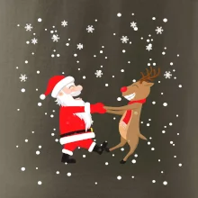 Tancující Santa a sob