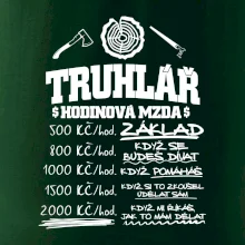 Hodinová mzda truhlář