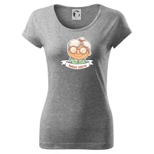 Budoucí babička kreslená