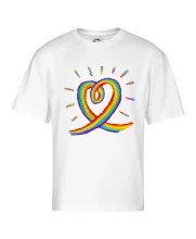 Srdce pride duha kreslená