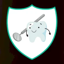 Zoubek na prsu - zrcátko