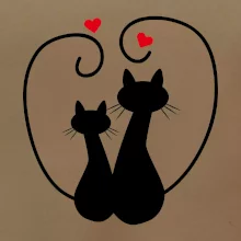 Kočky - Zamilovaný pár