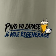 Pivo po zápase je moje regenerace