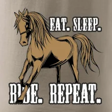 Eat Sleep Ride Repeat Western