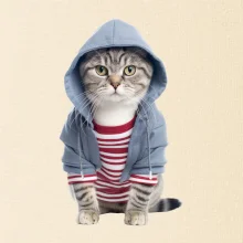 Kočka v pruhovaném triku